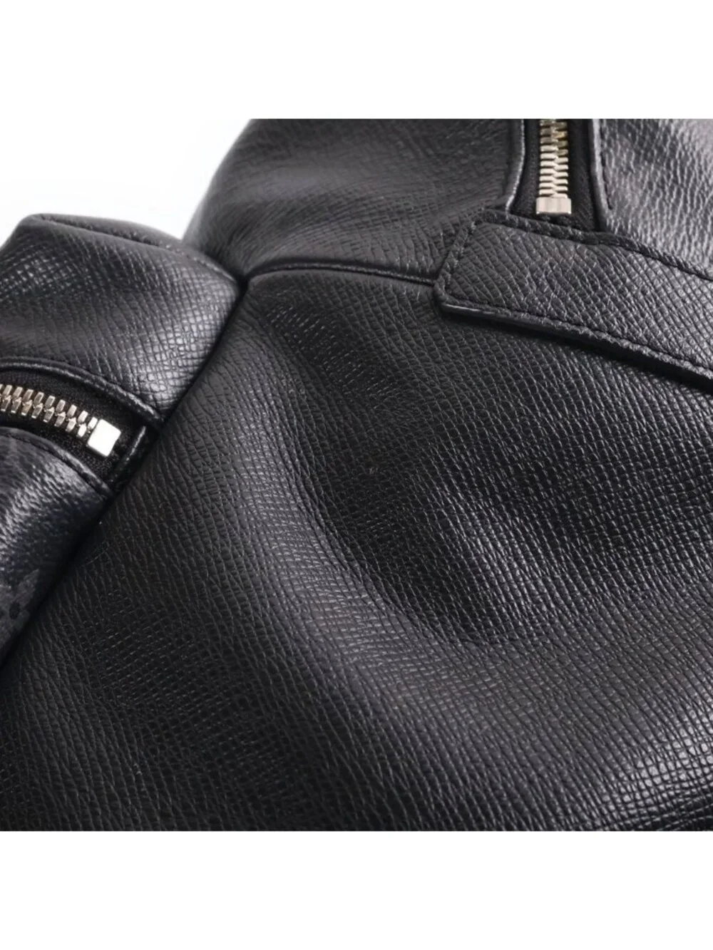 Louis Vuitton Monogram Eclipse Discovery Backpack Leather Black